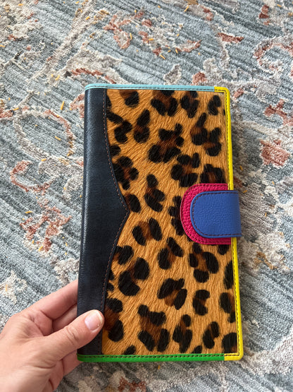 Colorful Leopard Print Wallet | Nash Leather Travel Wallet