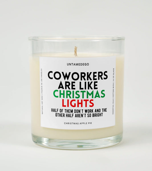 Coworkers Are Like Christmas Lights | Funny Candle