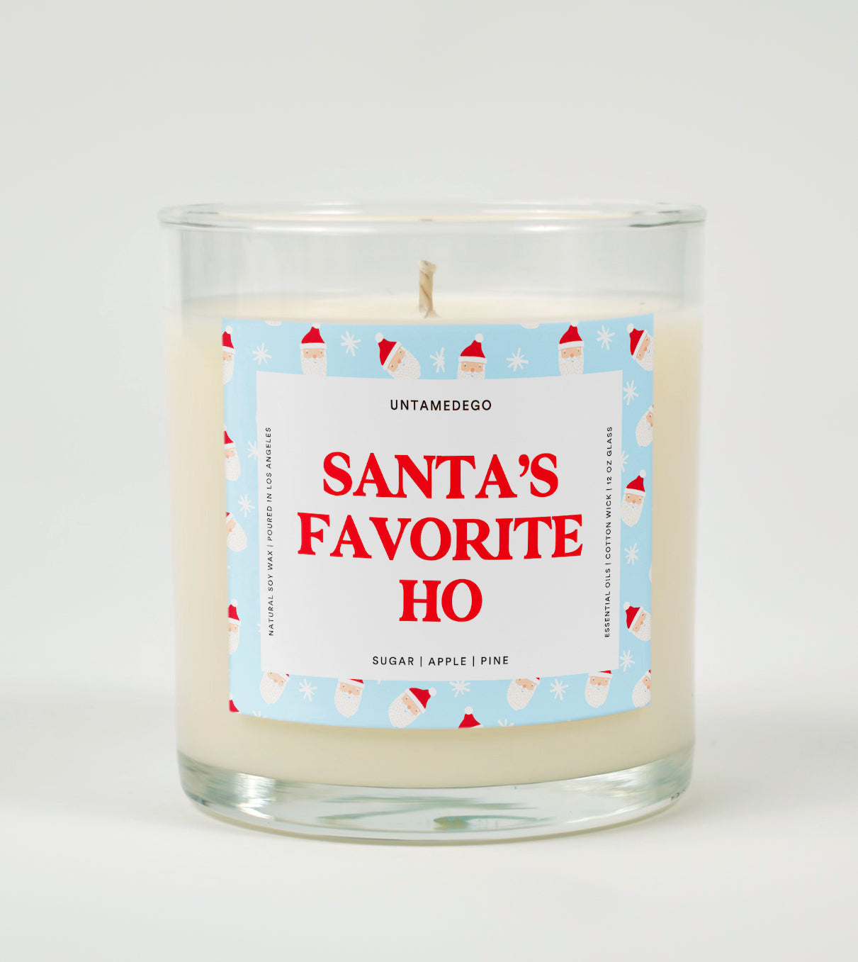 Santa’s Favorite Ho | Funny Christmas Candle