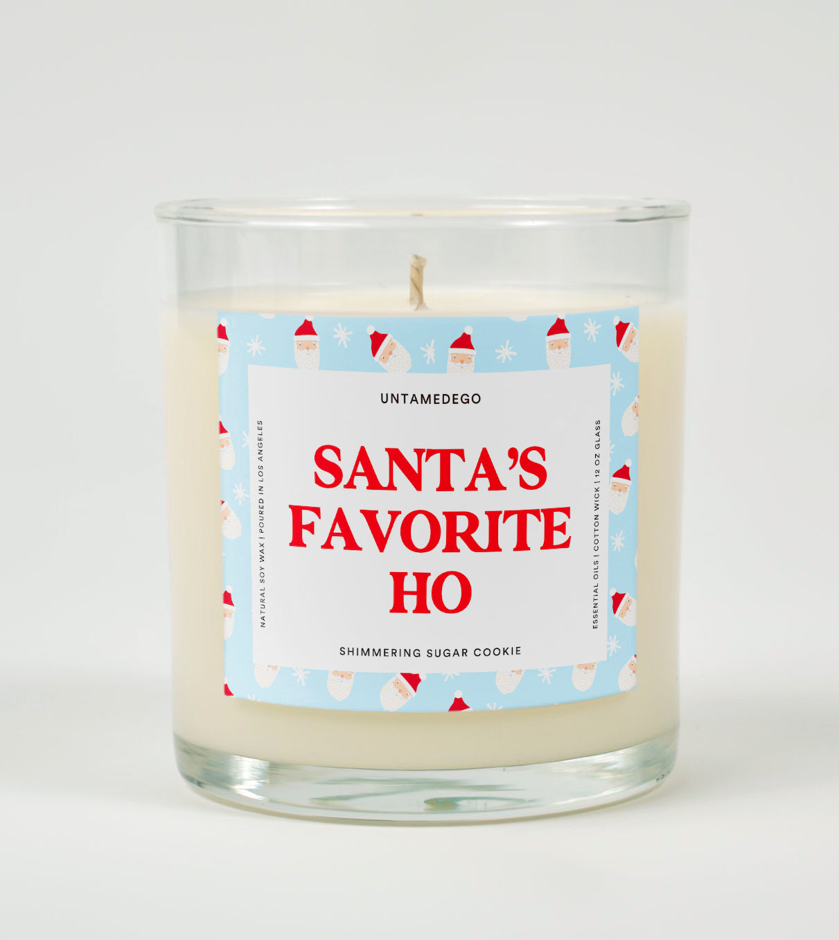 Santa’s Favorite Ho | Funny Christmas Candle