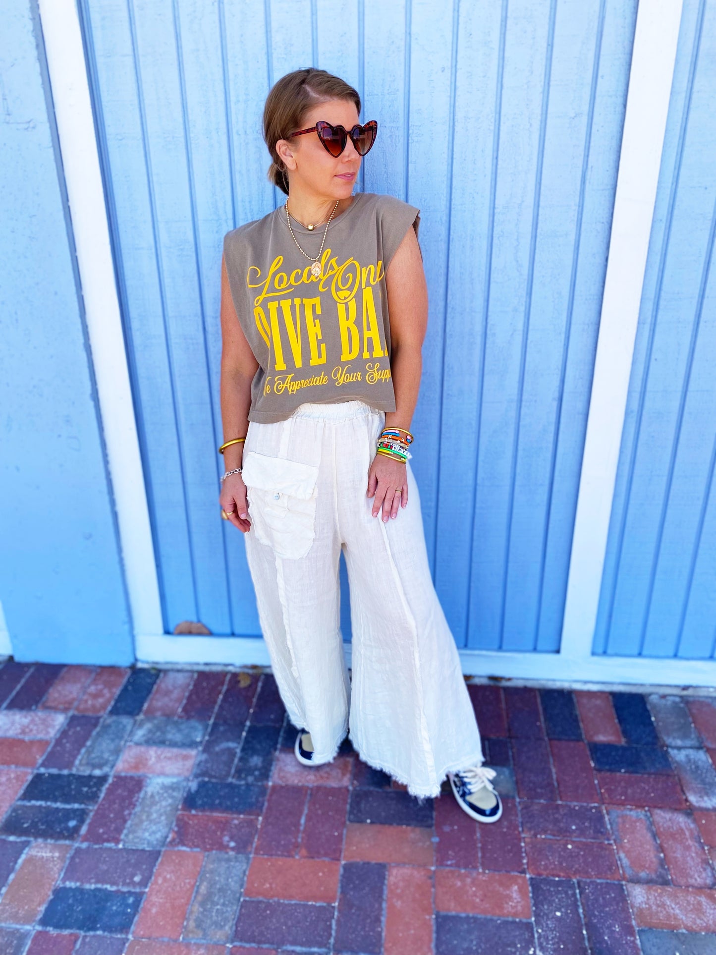 Charlie Pant Raw Hem