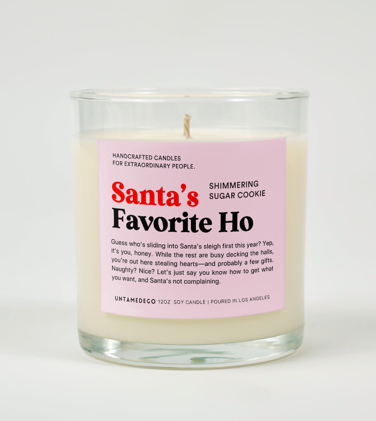 Santa's Favorite Ho | Funny Candle