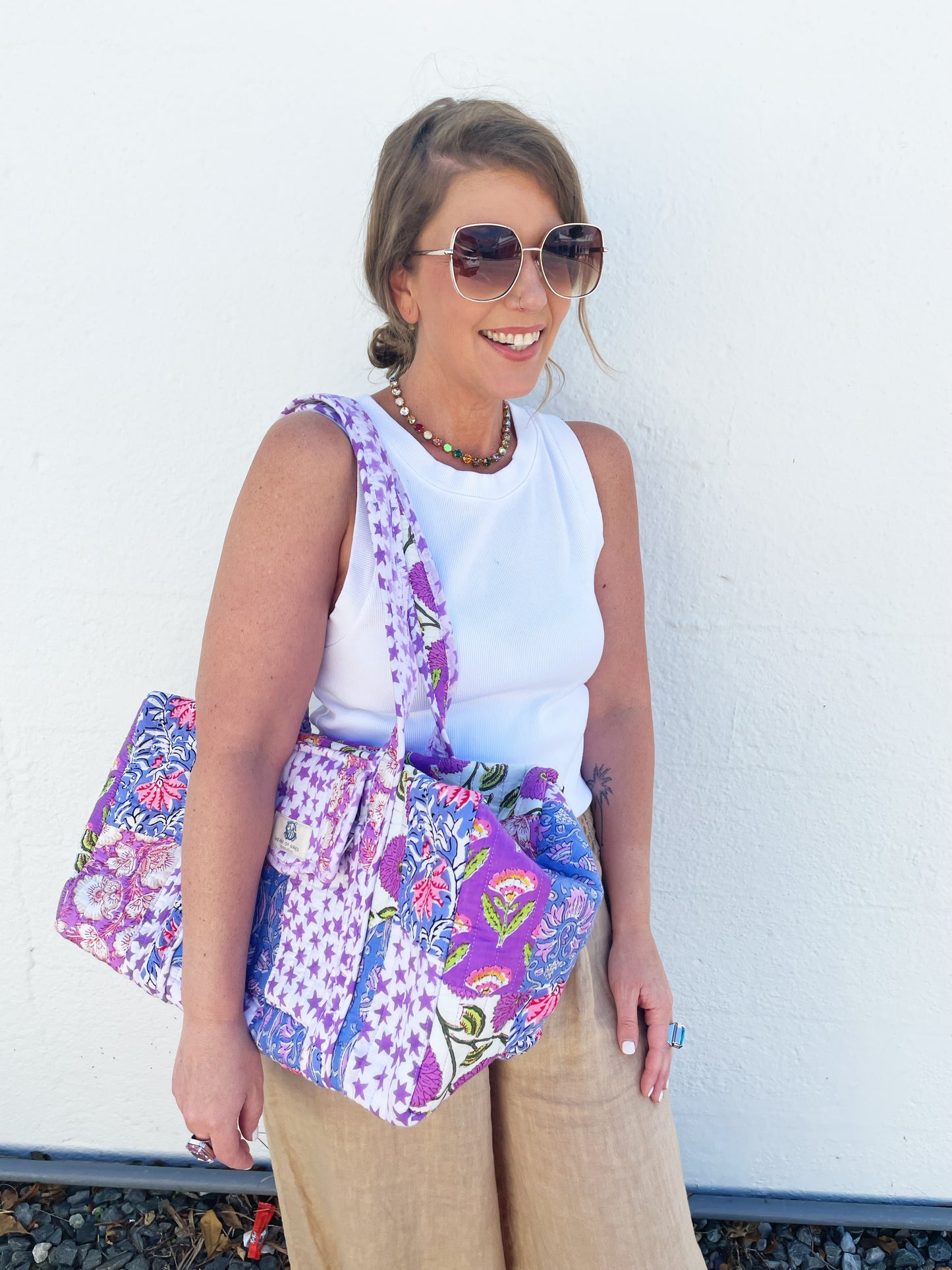 Patchwork Duffle Bag