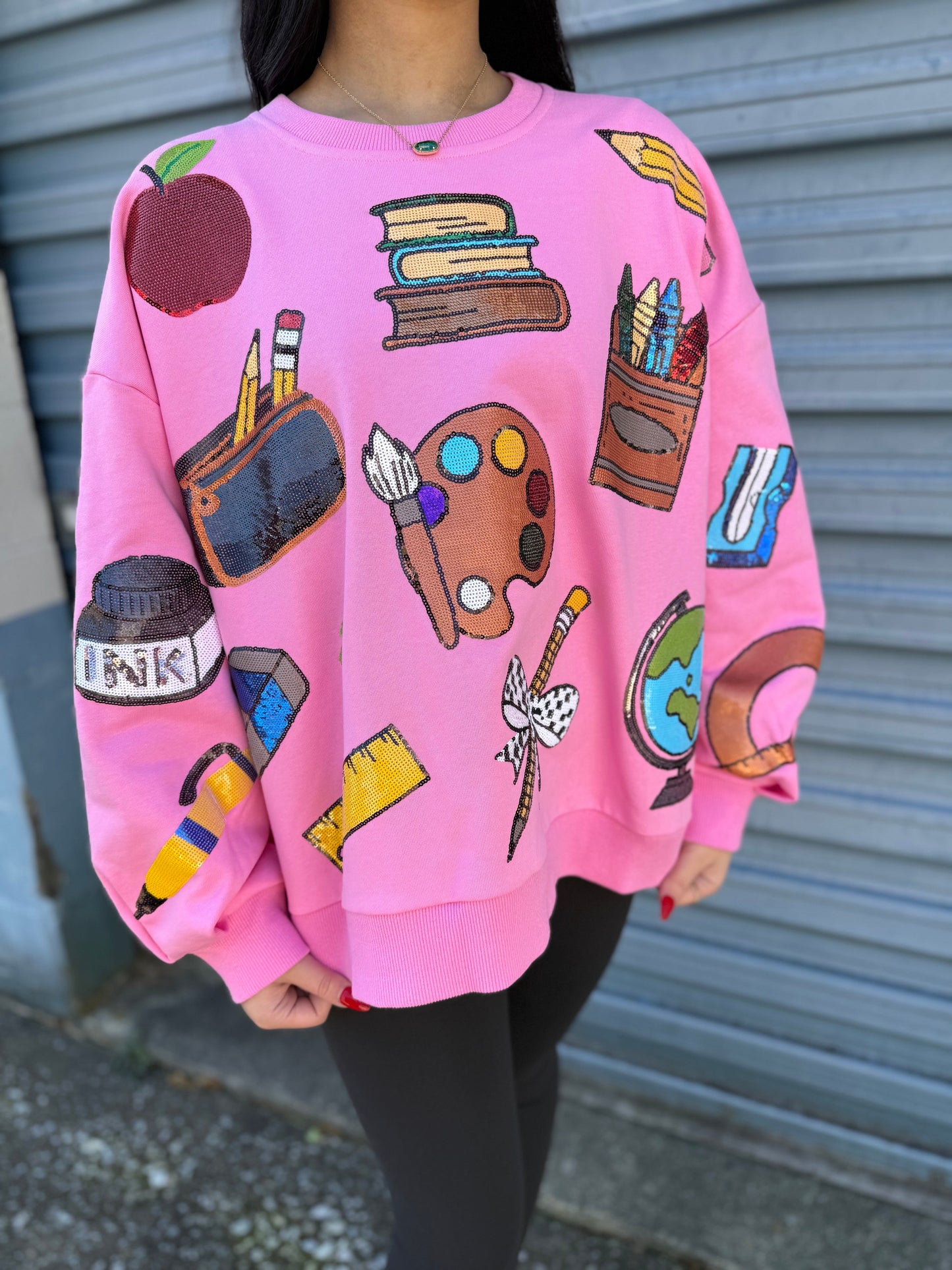 Slay the CLASS 2.0 sequin pullover