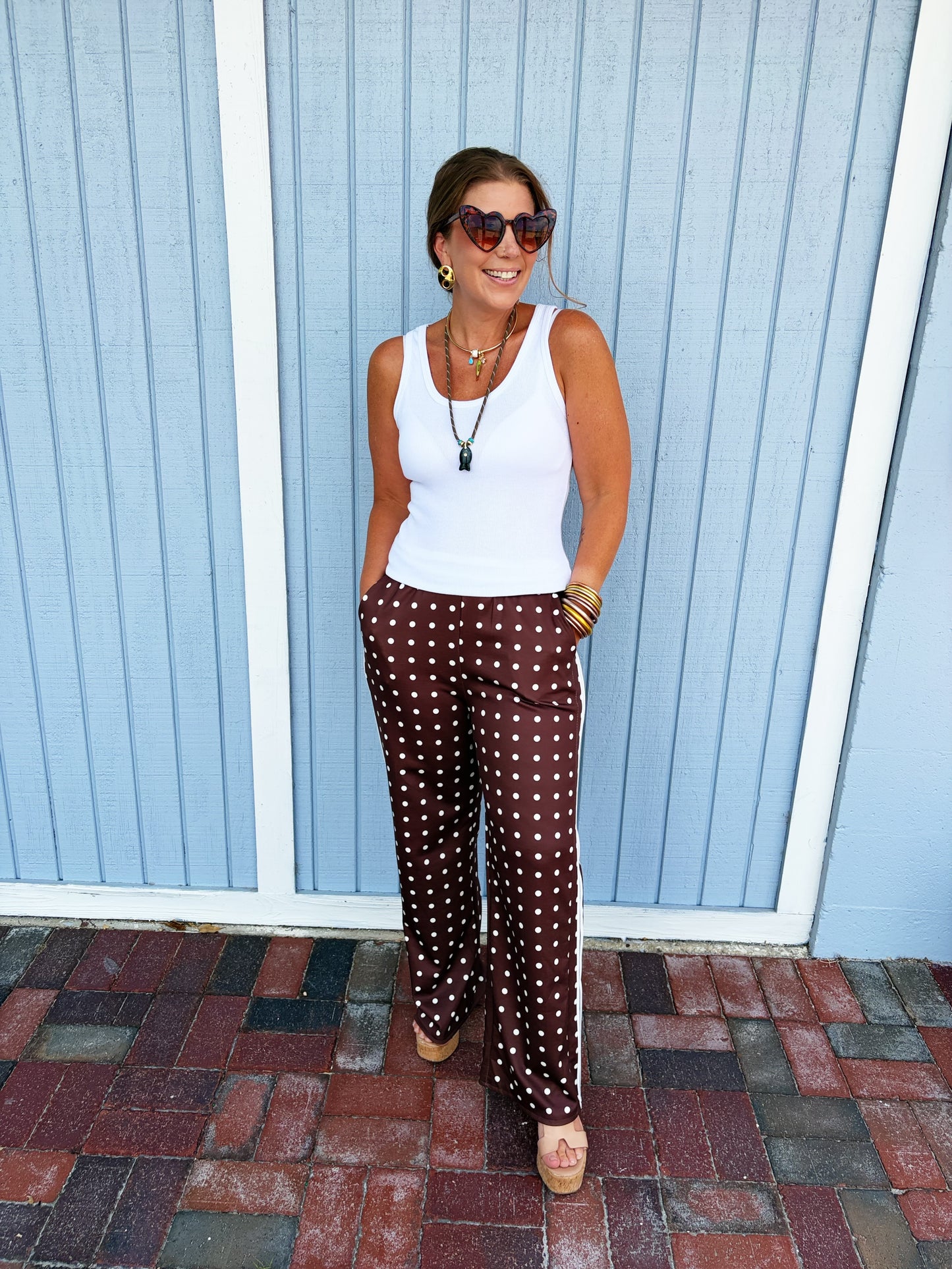 Pate Brown Top & Pants