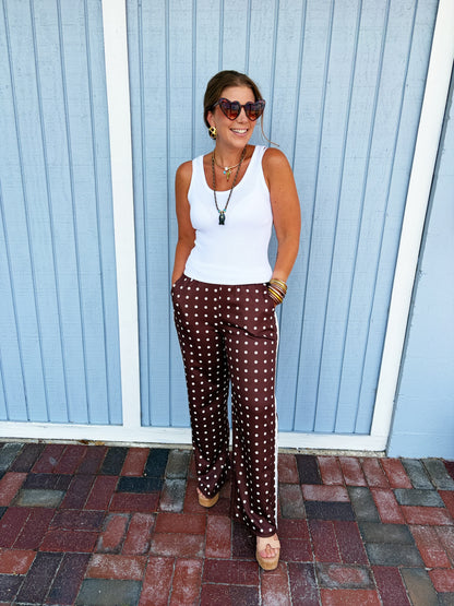 Pate Brown Top & Pants