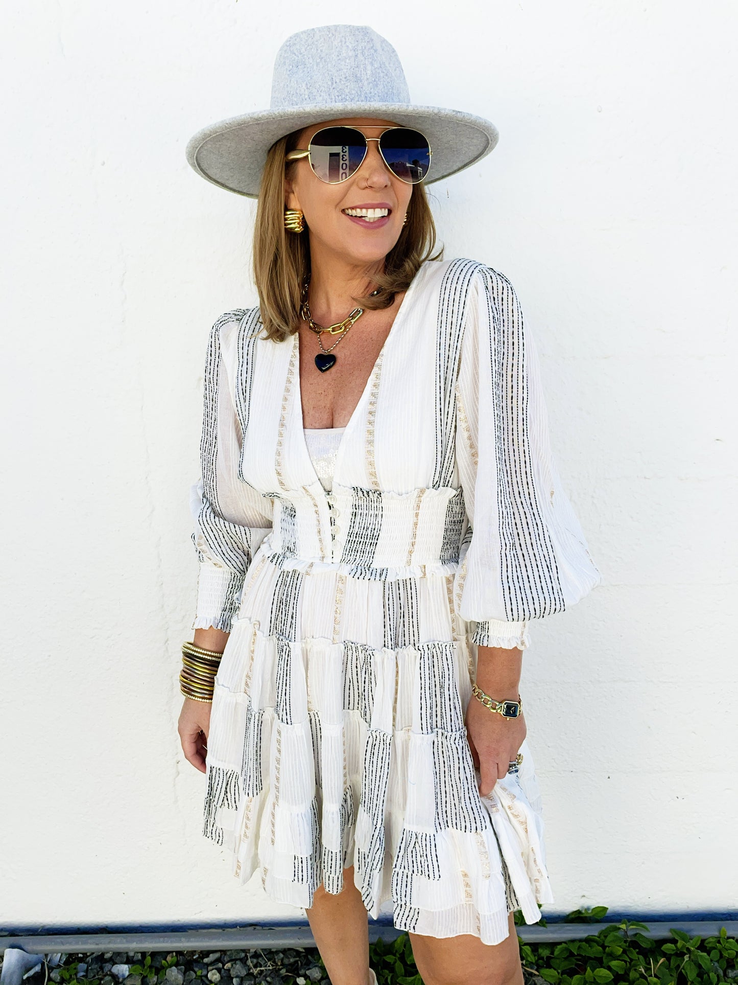 Seabrin Dress in White