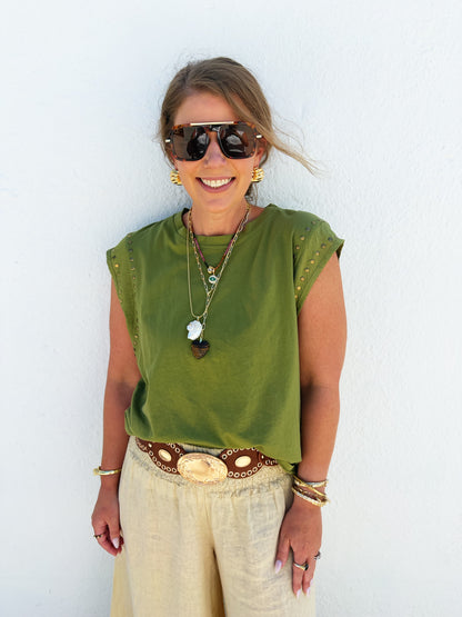 Stevie Studded Tank **2 Colors