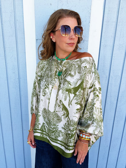 Stacey Blouse in merlot