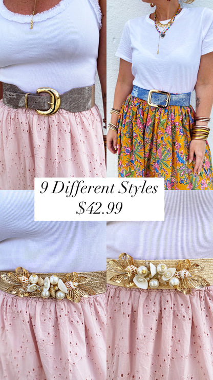 Paulie Belts - multiple styles