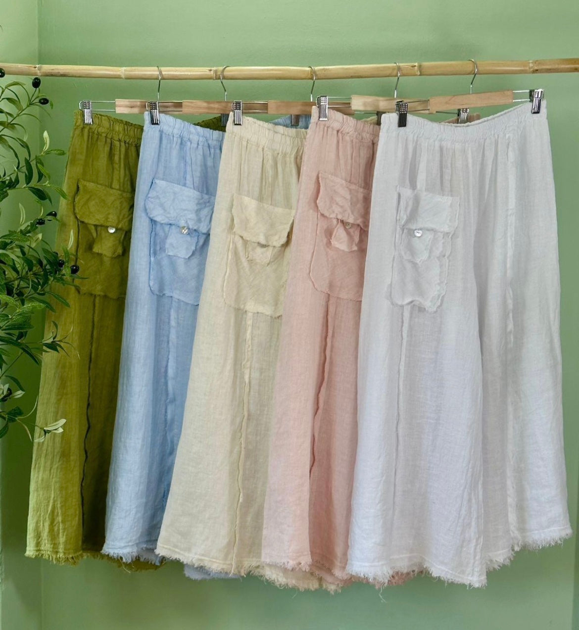 Charlie Pant Raw Hem