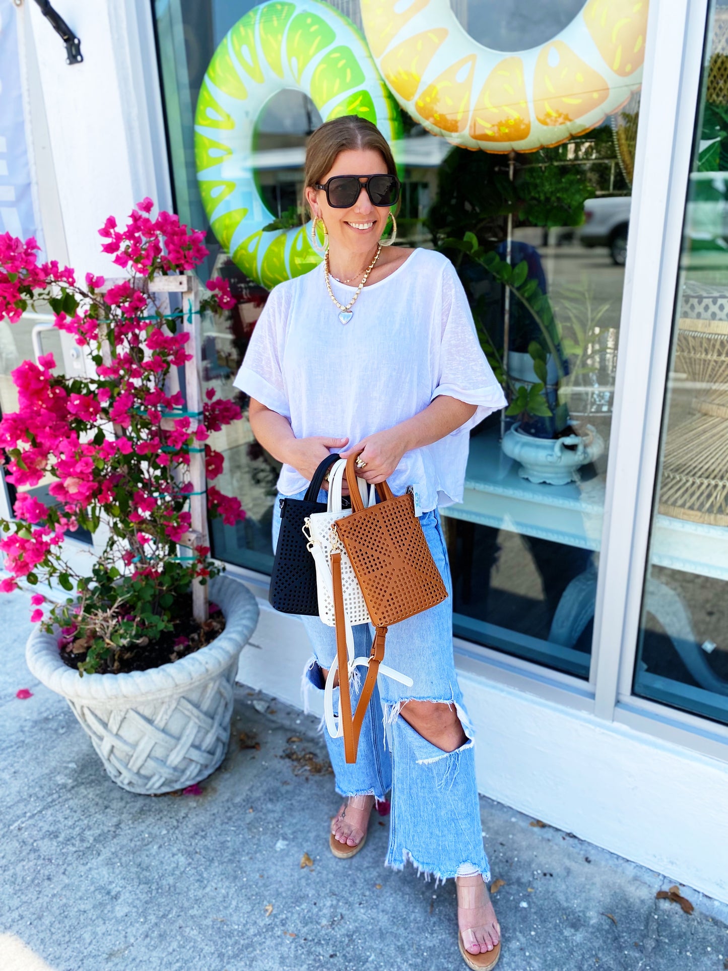 Mila Peanut Crossbody