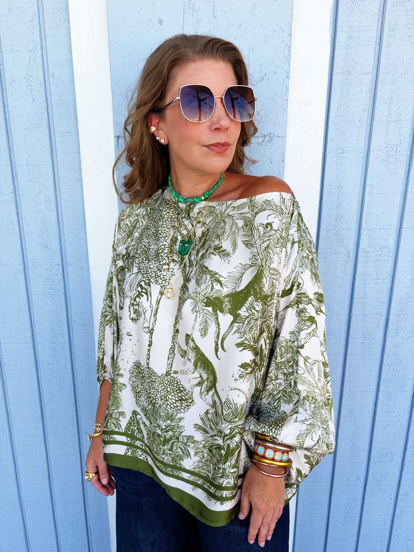 Stacey Blouse in merlot