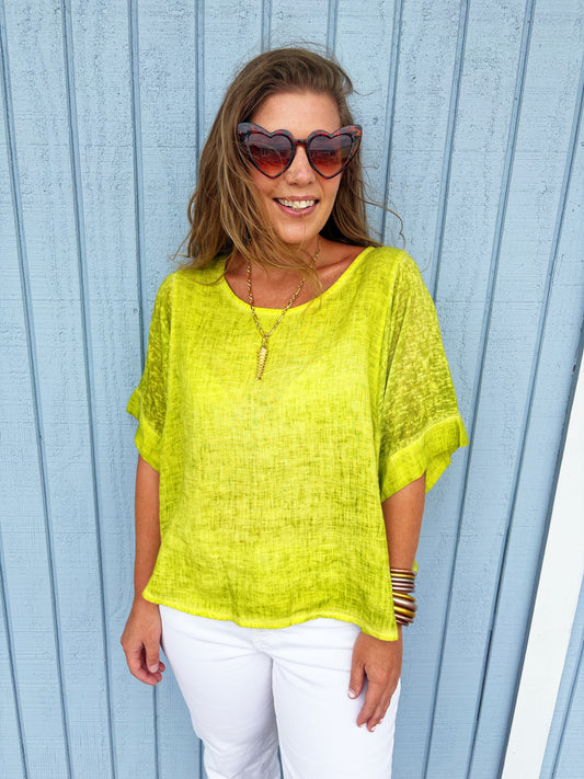 Juli Tee in Green