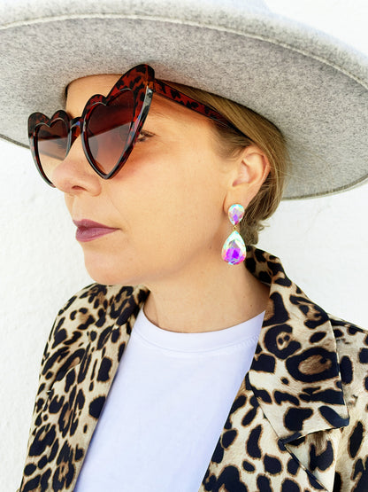Meadow Earrings- Clear Rainbow *FINAL SALE