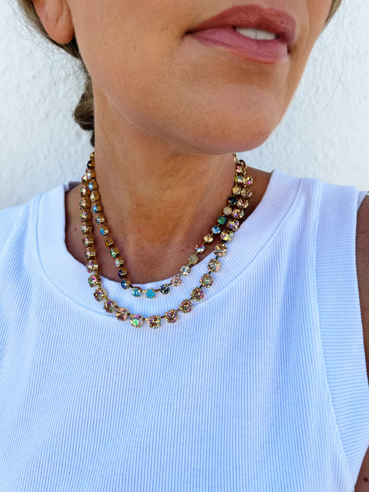 Oakland Necklace in Solid Taupe