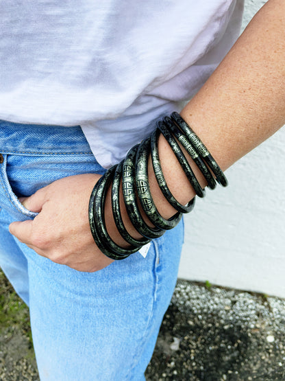 Koi Shadow Tzubbie All Weather Bangle Medium