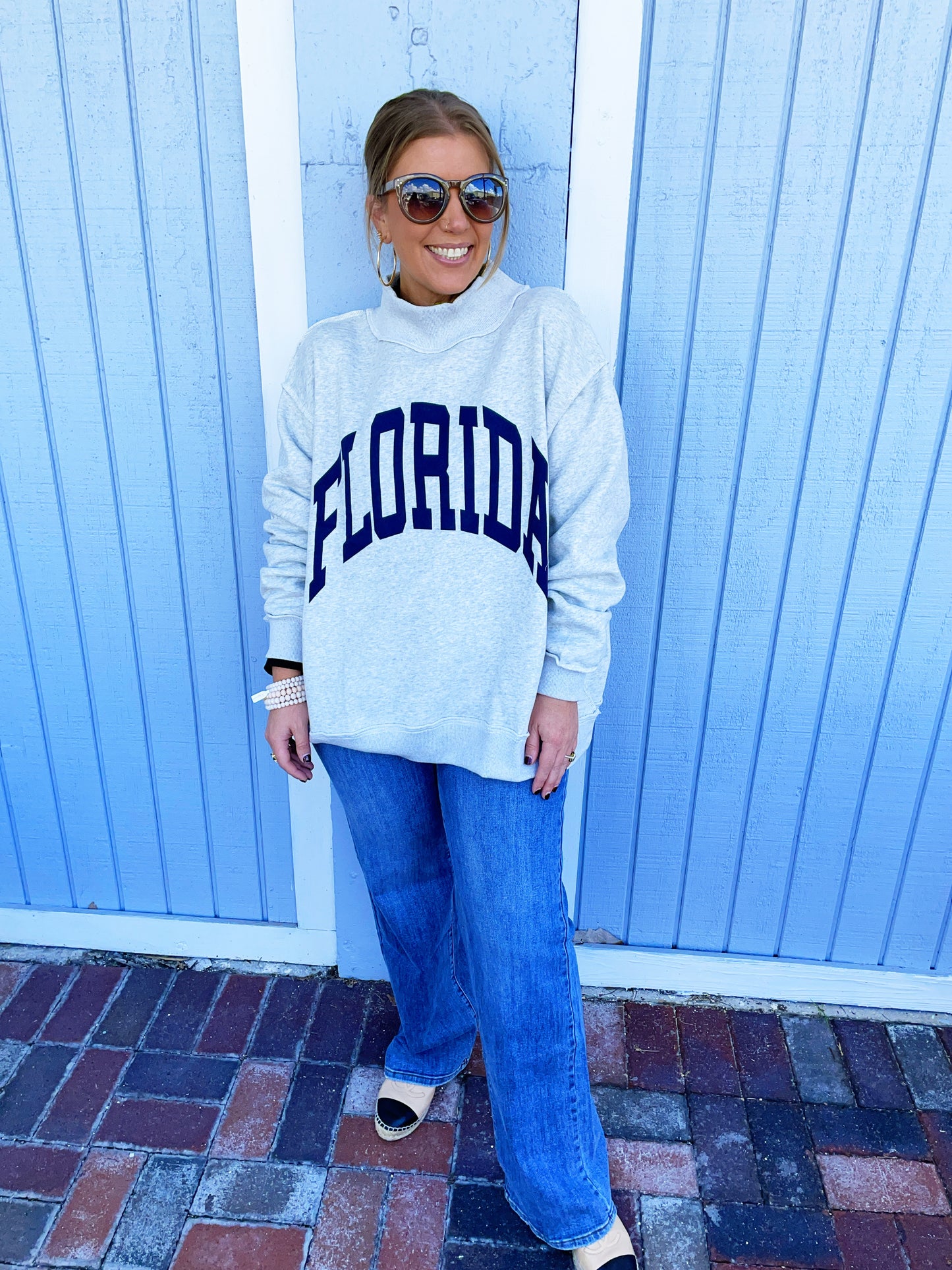 Florida Reversible Mock Sweatshirt
