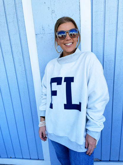 Florida Reversible Mock Sweatshirt