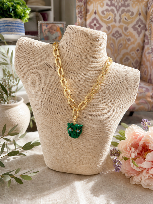 Betty Necklace Malachite