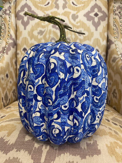 Blue & White Pumpkin large