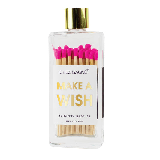 Make A Wish - Glass Bottle Safety Matches