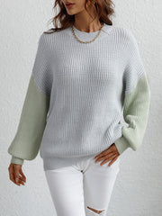 Color Block pastel Sweater 2 color way