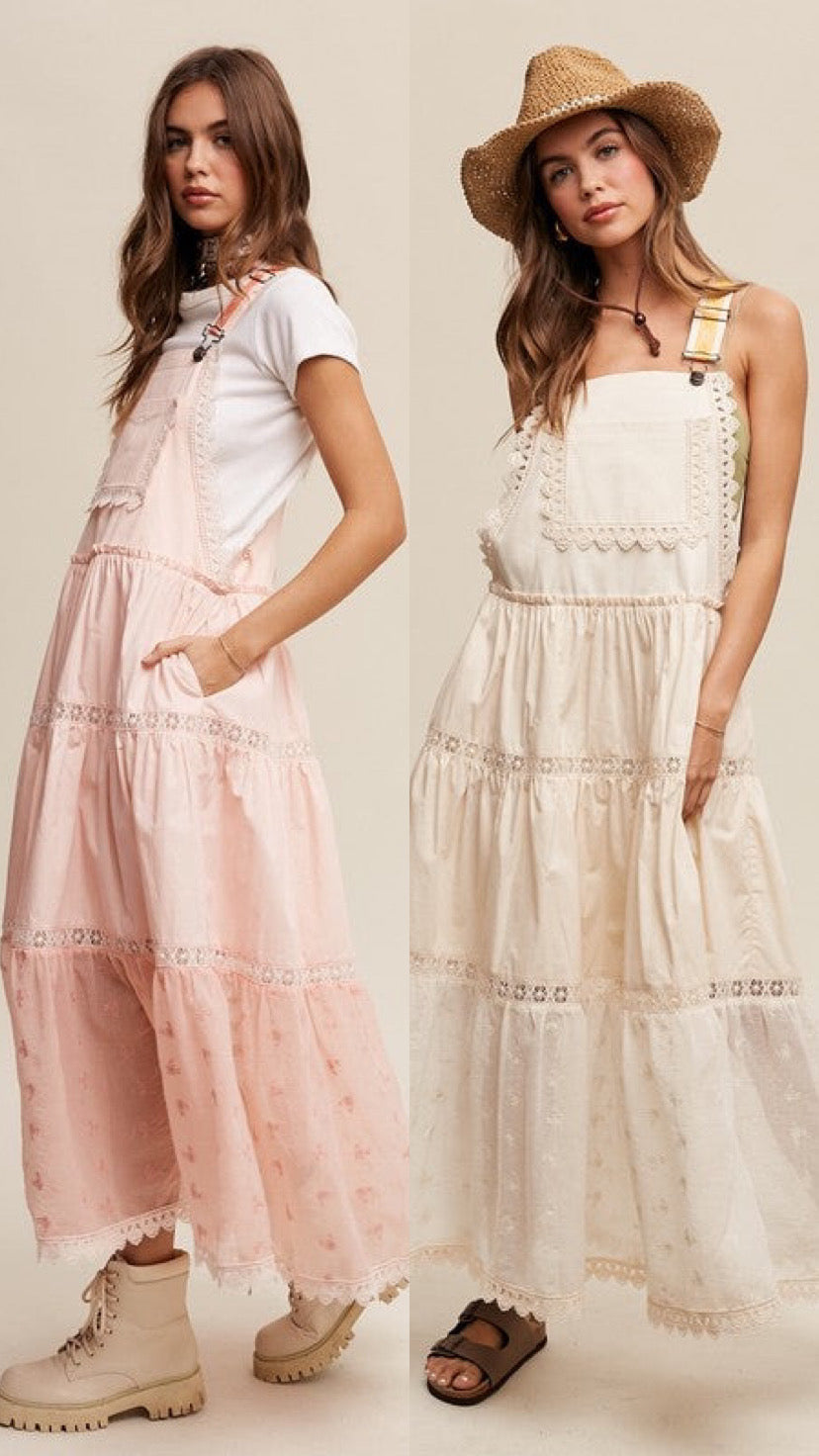 Lace Romantic Overall Dress