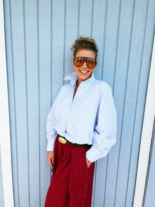 Colton Button up stripe shirt