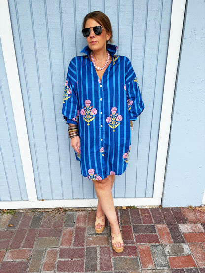 Bengal Stripe Babette Dress