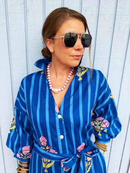 Bengal Stripe Babette Dress