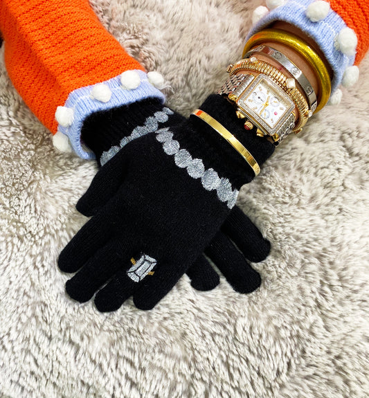 Bling Gloves gold and silver