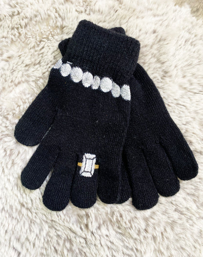 Bling Gloves gold and silver