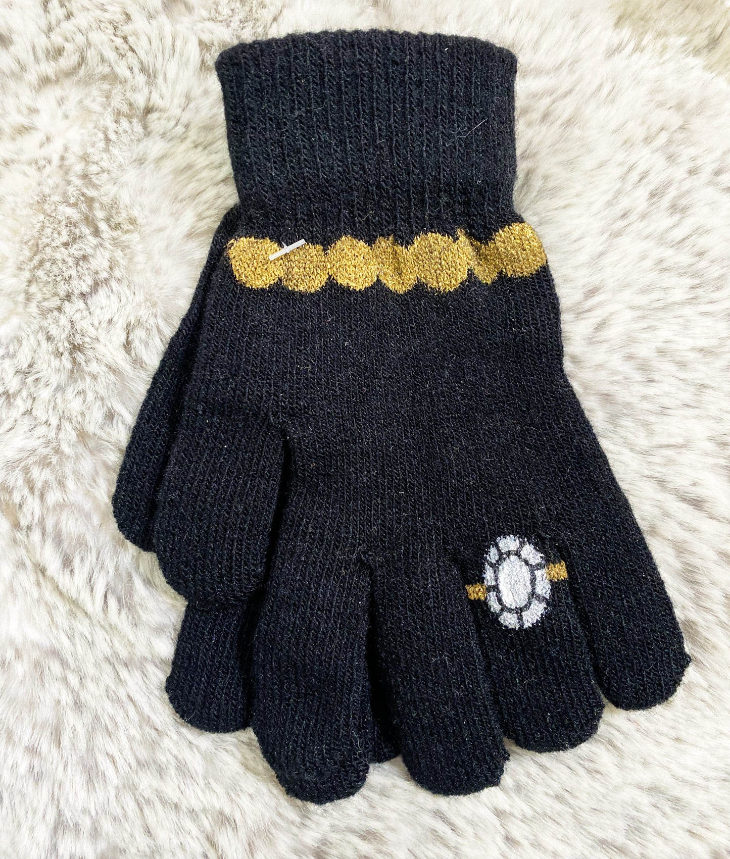 Bling Gloves gold and silver