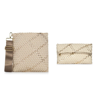 Val Convertible Woven Crossbody Multiple Colors