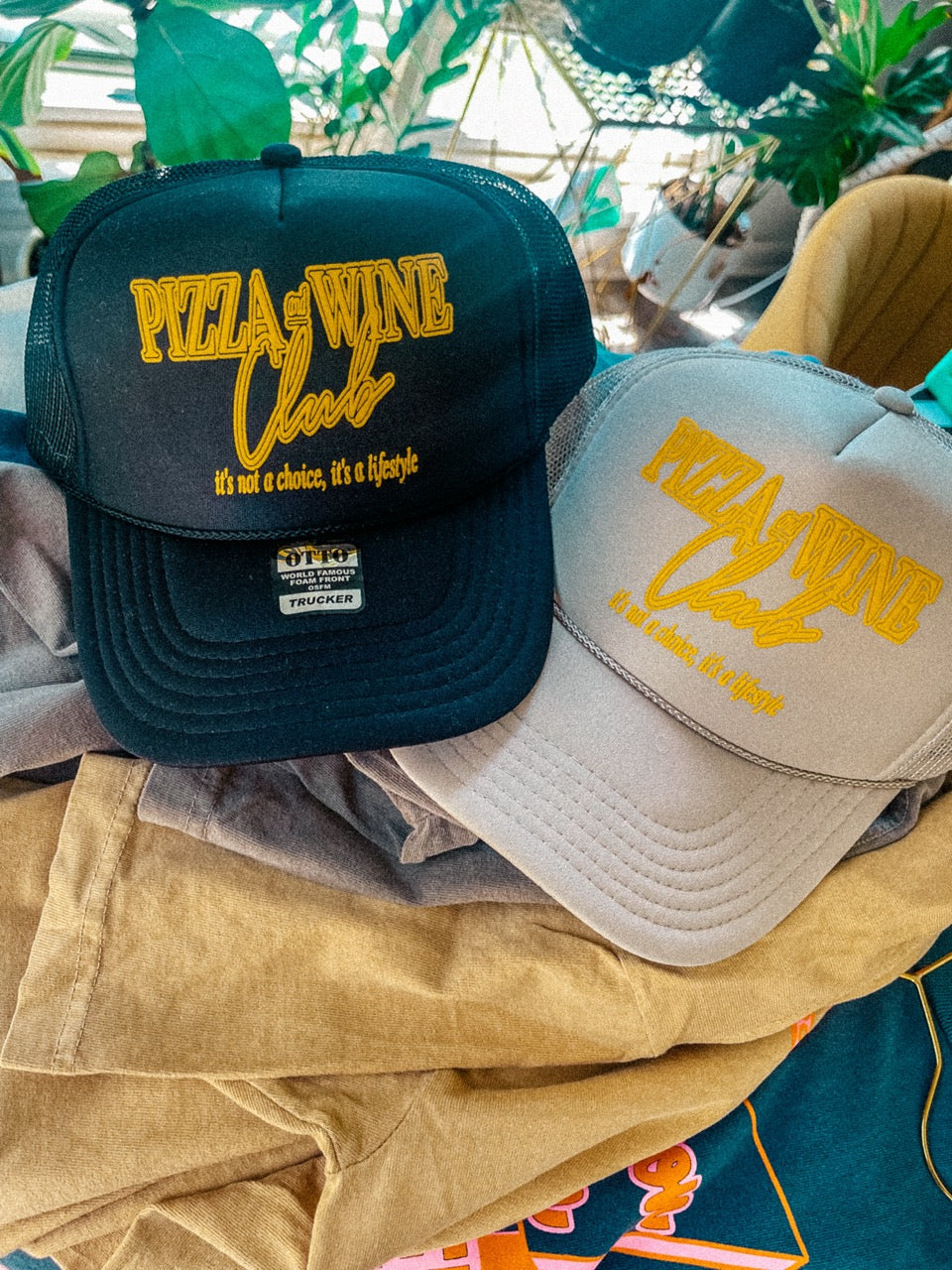 Pizza & Wine Club Trucker Hat