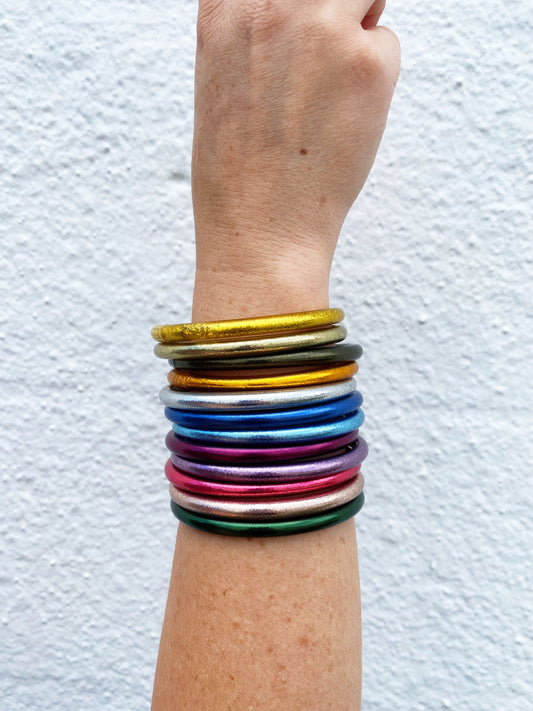 All Weather Bangles® (Set of 6) - Serenity Prayer