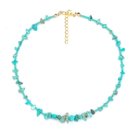 Turquoise Jagged Choker