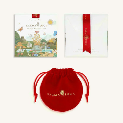 Divine Prism -  Red String Tennis Bracelet