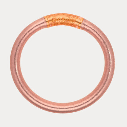 Rose Gold Tzubbie All Weather Bangle® (Awb®) - Serenity Prayer