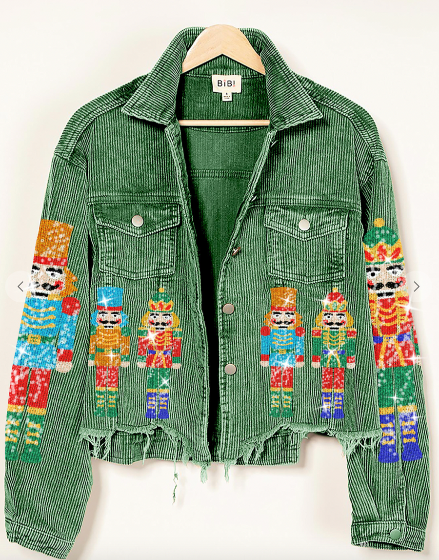 Corduroy Nutcracker Jacket presell DECEMBER