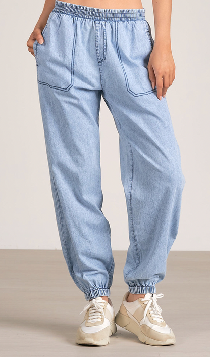 Blue Wash Jogger