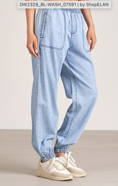 Blue Wash Jogger