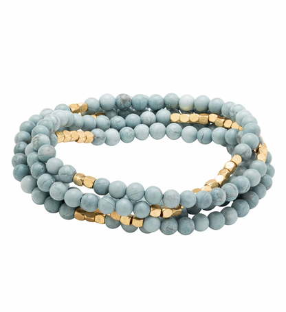 Stone Wrap: Blue Howlite - Stone of Harmony