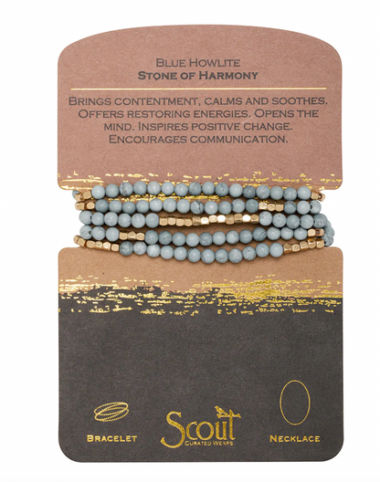 Stone Wrap: Blue Howlite - Stone of Harmony