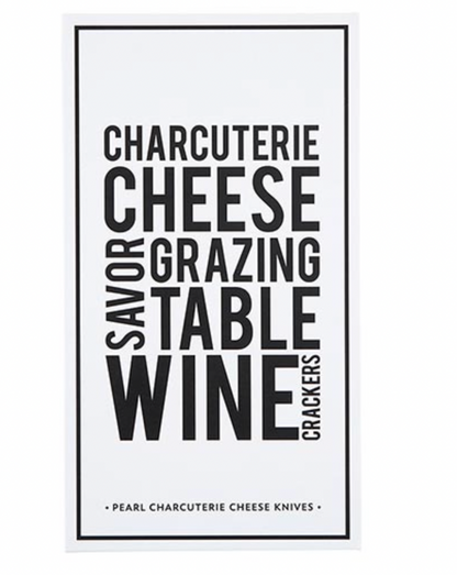 Charcuterie Cheese Knives Book Box - Pearl