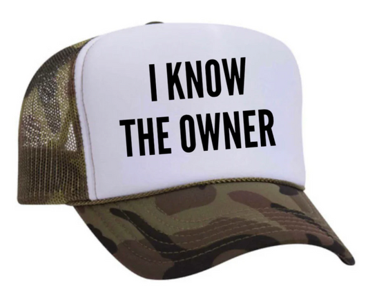 I know the Owner Hat *Multiple Colors *