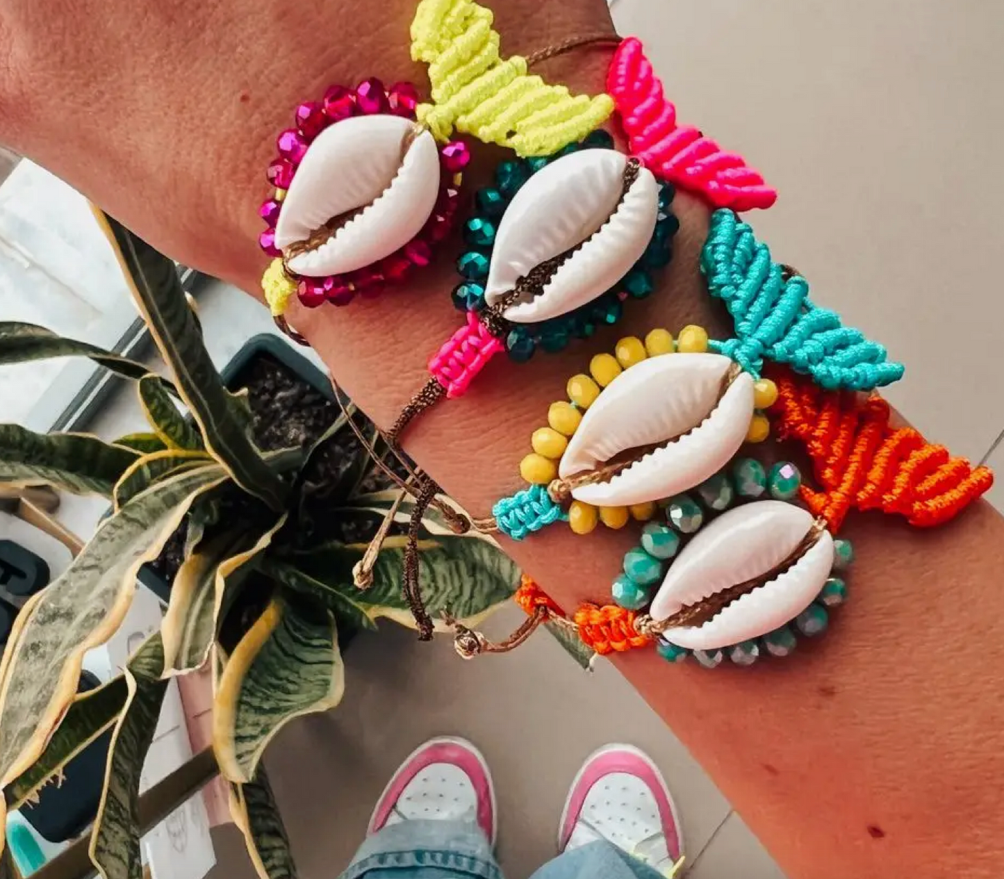 Macrame Shell Fish Bracelets *FINAL SALE