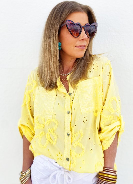 Ava Top in Yellow