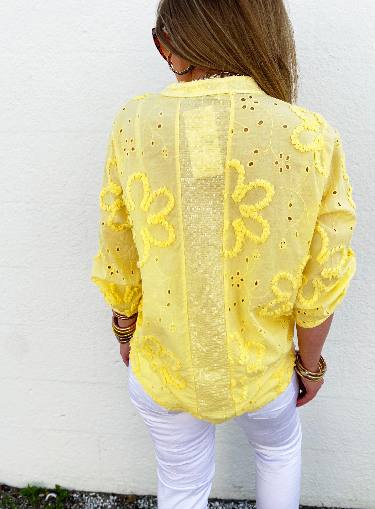 Ava Top in Yellow